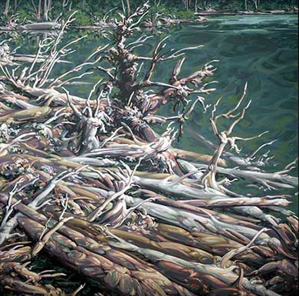 Deadfall at Water's Edge