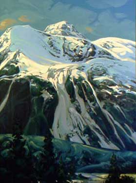 Near the Stutfield Glacier