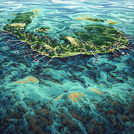 Barrier Reef (Belize) #5  by Rene Thibault
